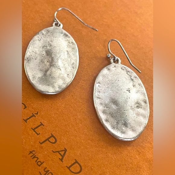 silpada silver drop earrings